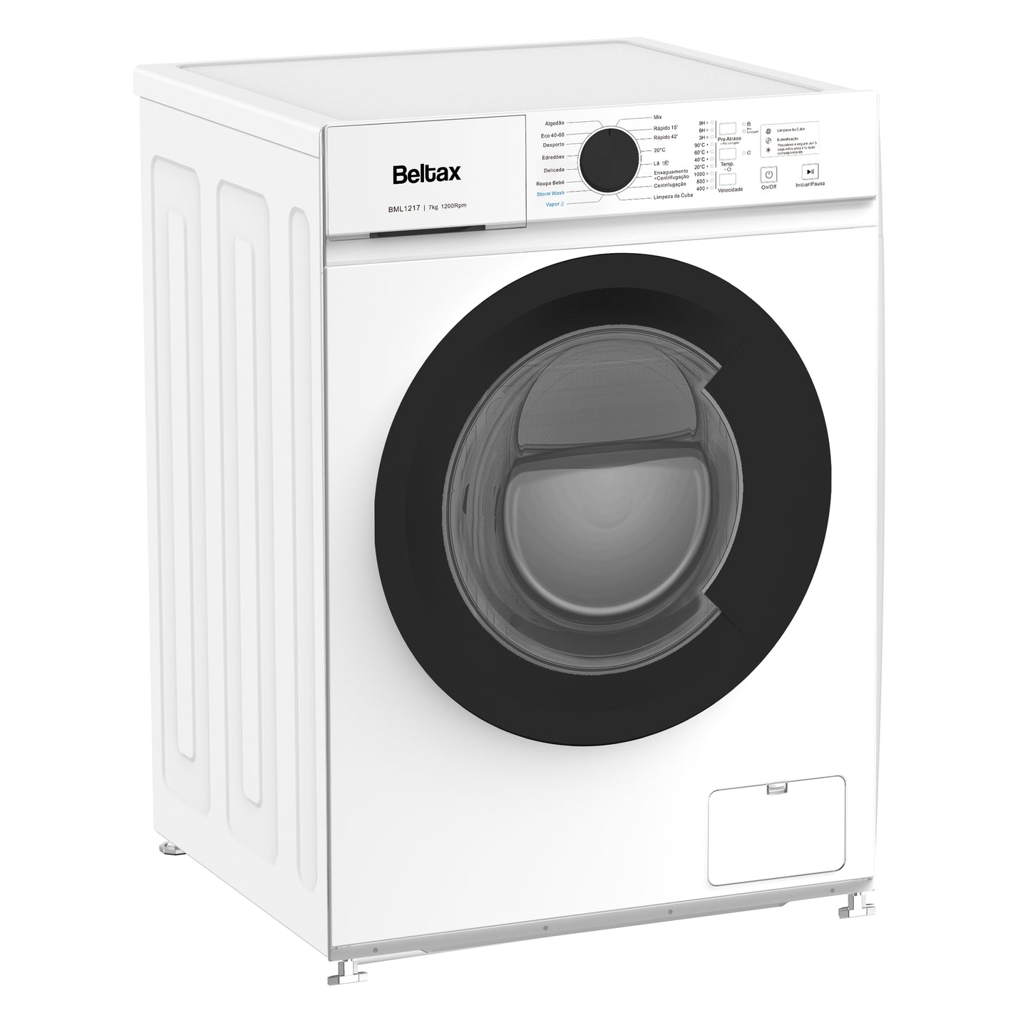 Máquina de Lavar Roupa Beltax BML1217 | 7kg, 1200 rpm, Classe A