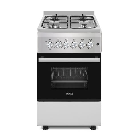 Fogão a Gás Beltax BGC1040IX BUT | 4 Queimadores, Forno Elétrico, Grill