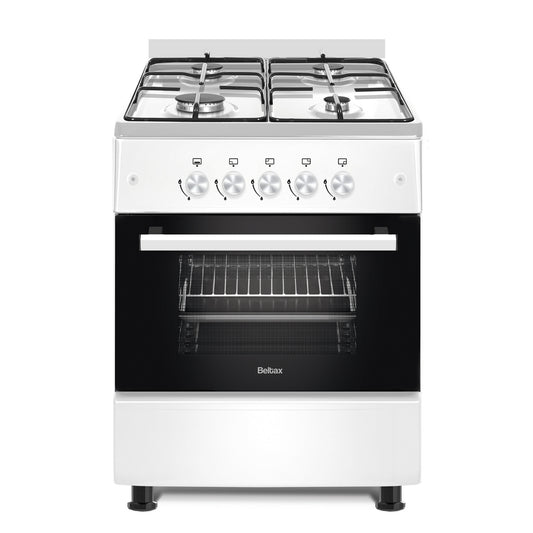 Fogão a Gás Beltax BGC2003 | 4 Queimadores, Forno Gás, Inox
