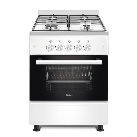 Fogão a Gás Beltax BGC2003 | 4 Queimadores, Forno Gás, Inox