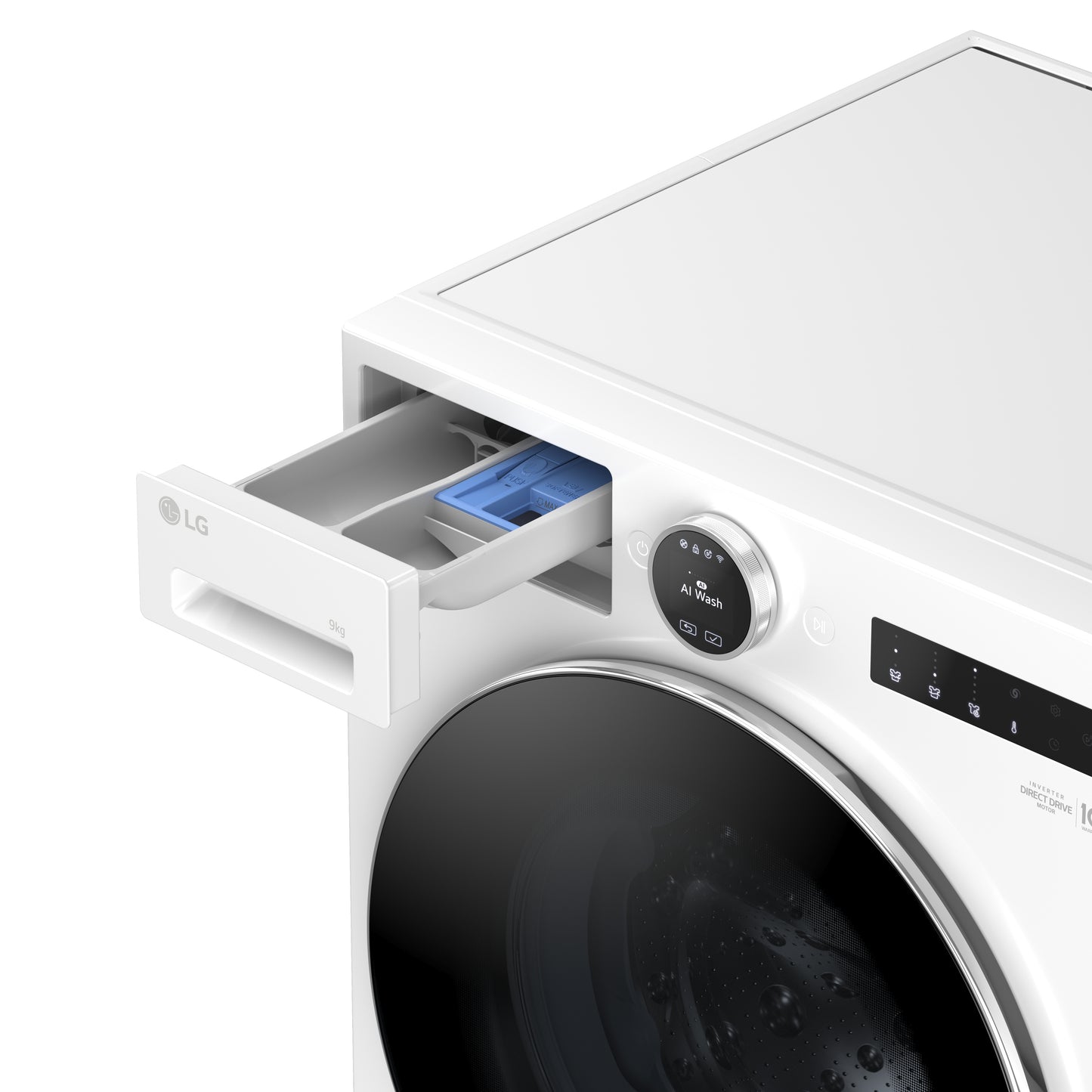 Máquina de Lavar Roupa LG F4x9009TWCE | 9kg, 1400 rpm, Steam+