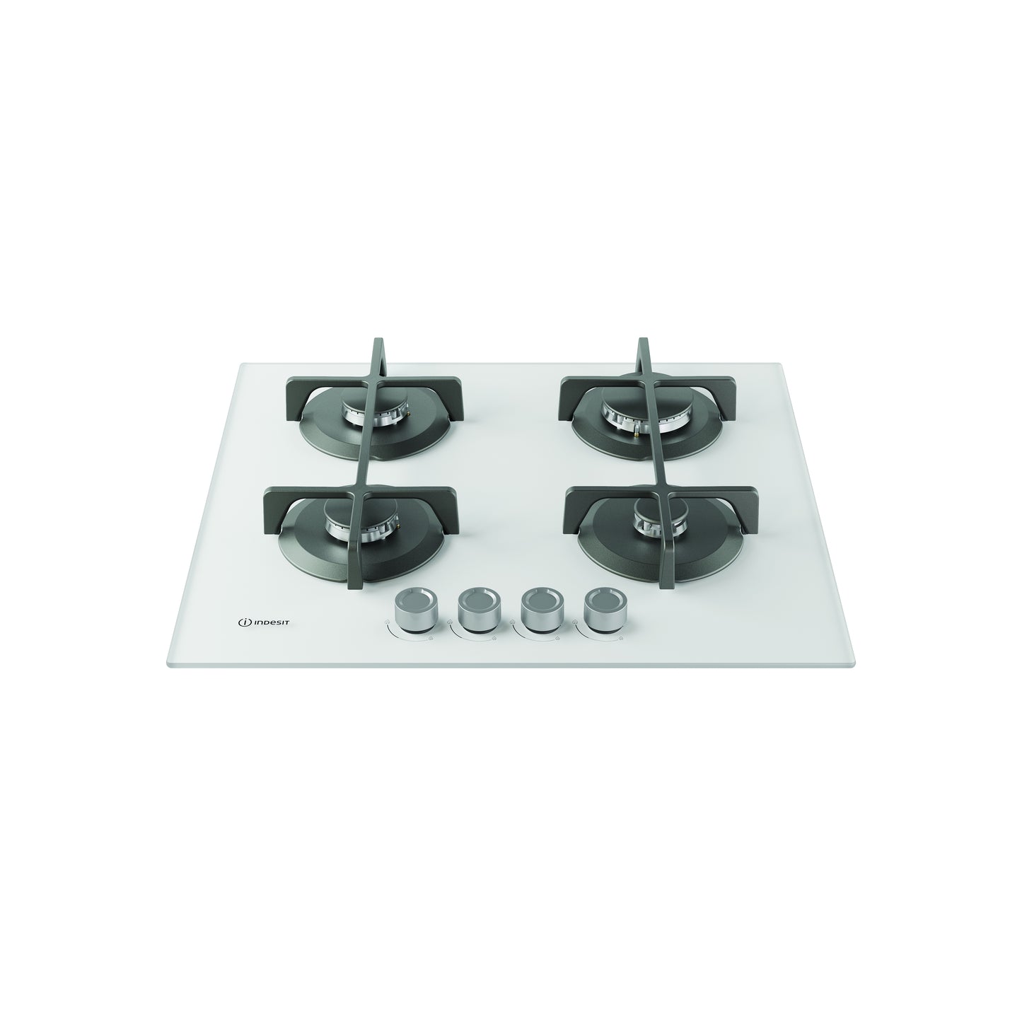 Placa a Gás Indesit ING61TWH1 | 4 Zonas, Vidro Branco, 7.3 kW