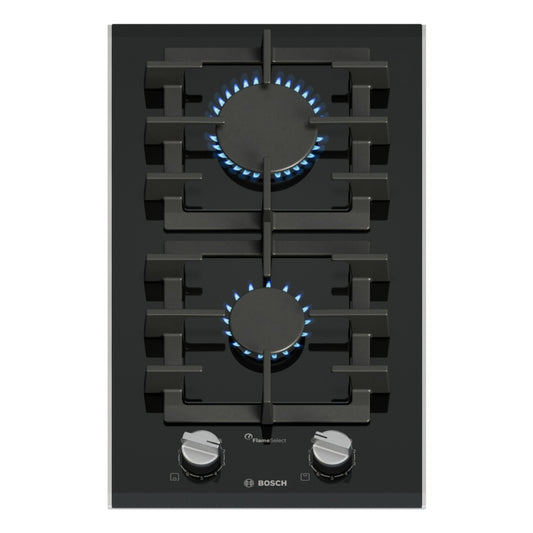 Placa a Gás Bosch PRB3A6I40 | 30cm, 2 Queimadores, FlameSelect