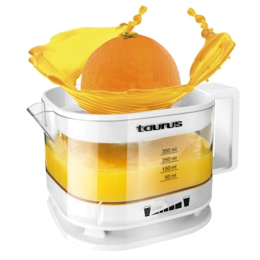 Espremedor de Citrinos TAURUS TC-350 | 350ml, 25W, dupla rotação