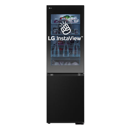 Combinado LG GBG5160CEV | 349L, No Frost, InstaView, Matte Black