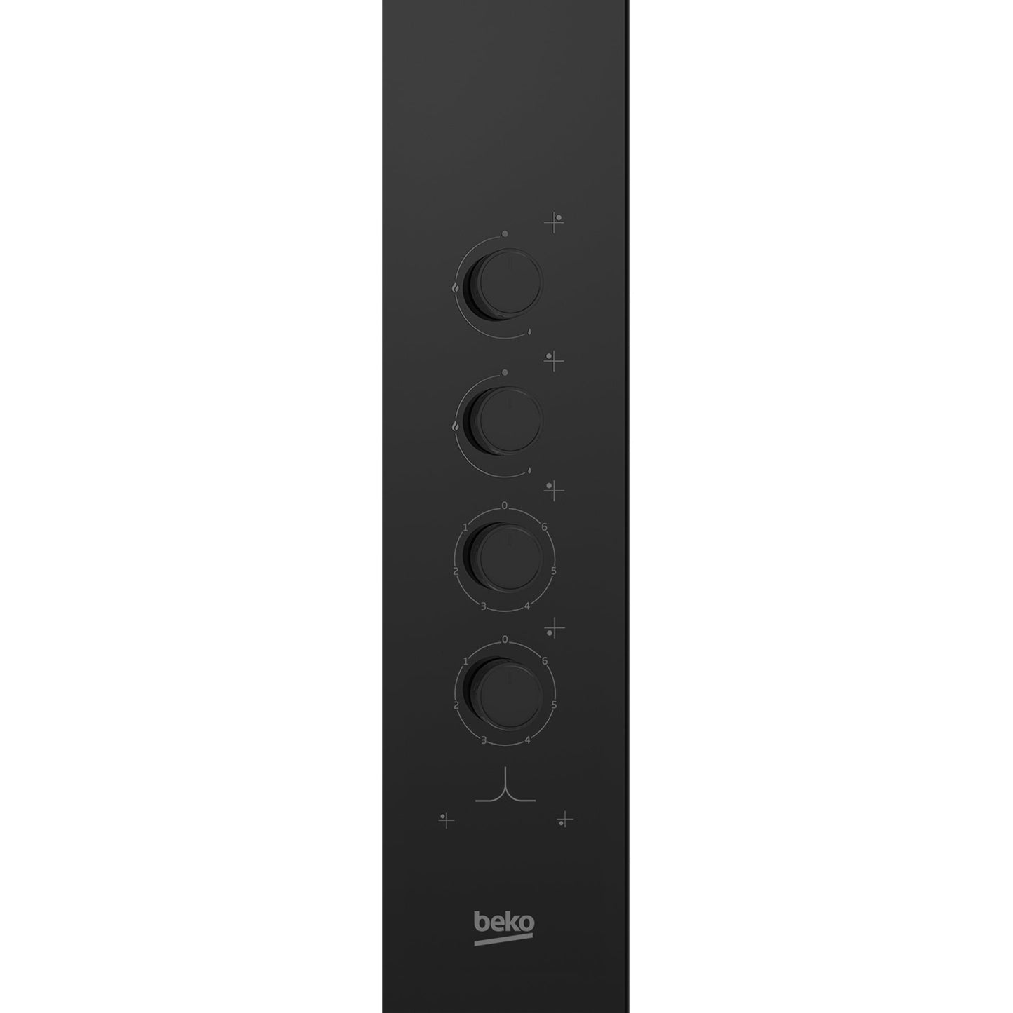 Placa Combinada Beko HILM 64120 S | 2 Gás, 2 Vitrocerâmica, 60cm