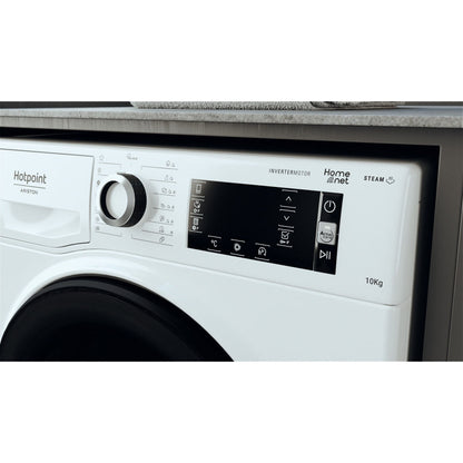 Máquina de Lavar Roupa Hotpoint NLCD10448WDAW | 10kg, 1400rpm, Active Care, Steam Pack, HomeNet