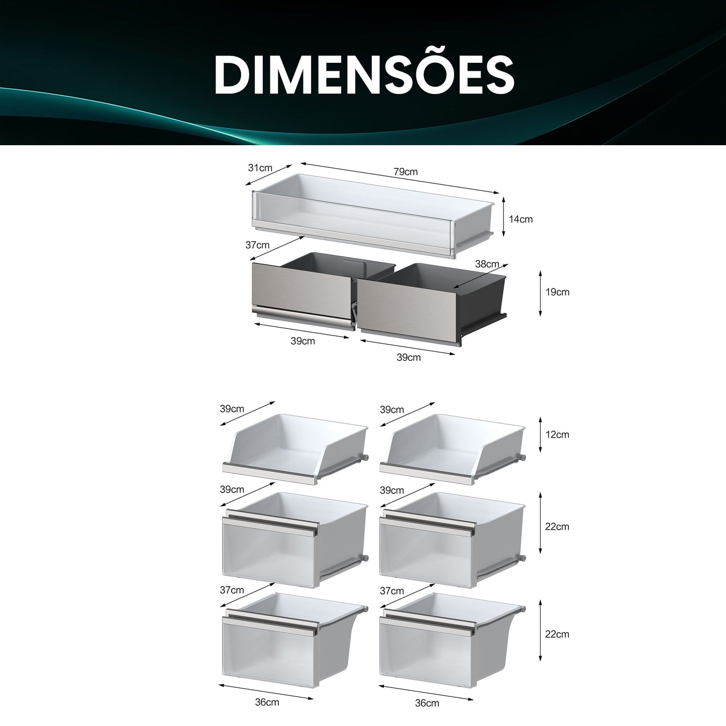 Frigorífico Americano Hisense RQ5P605NSVE | 591L, No Frost, Classe E