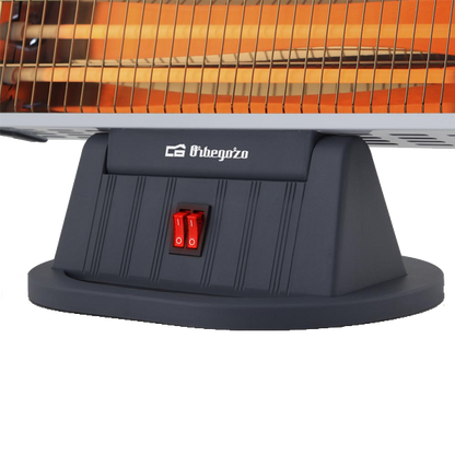 Aquecedor Infravermelhos Orbegozo BP 0204 | 1200W, 3 níveis, anti-inclinação