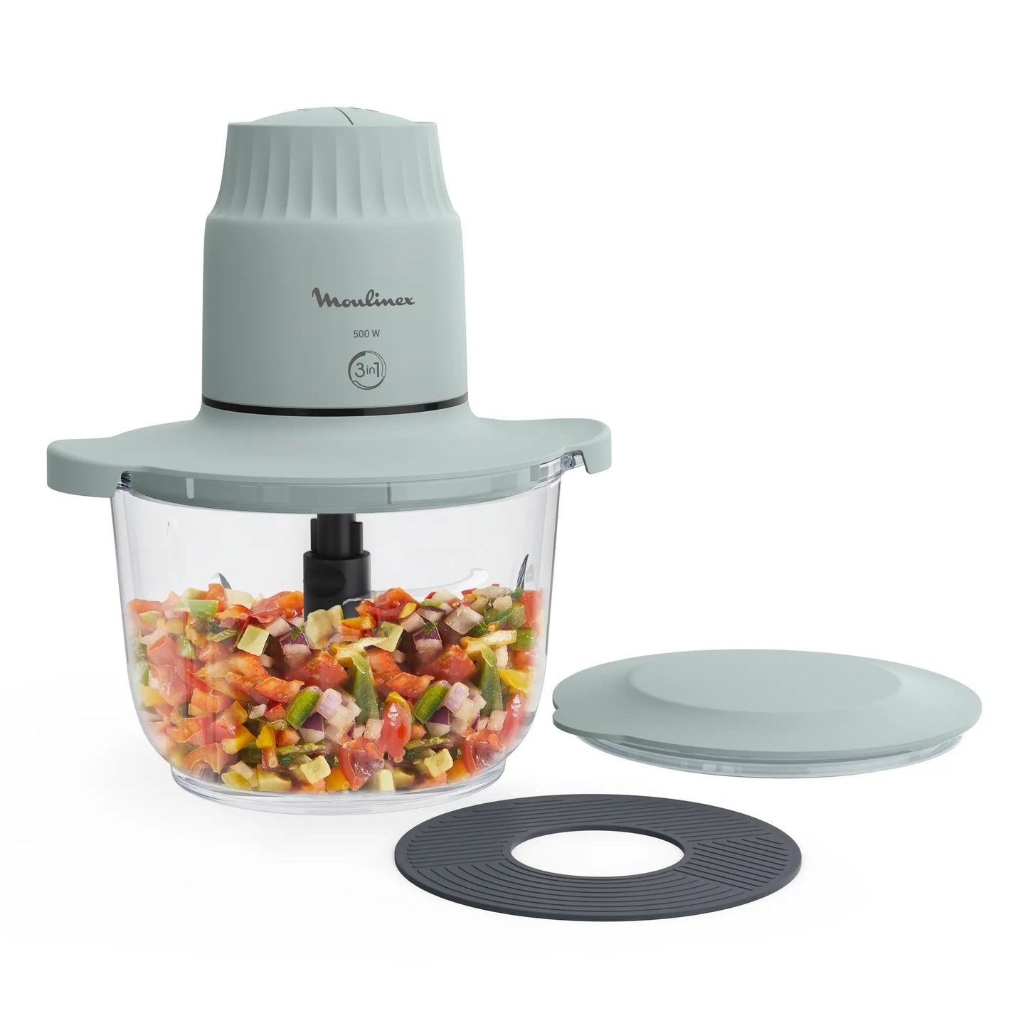 Picadora Moulinex DJ603110 | 2L, Lâminas 4, Vidro