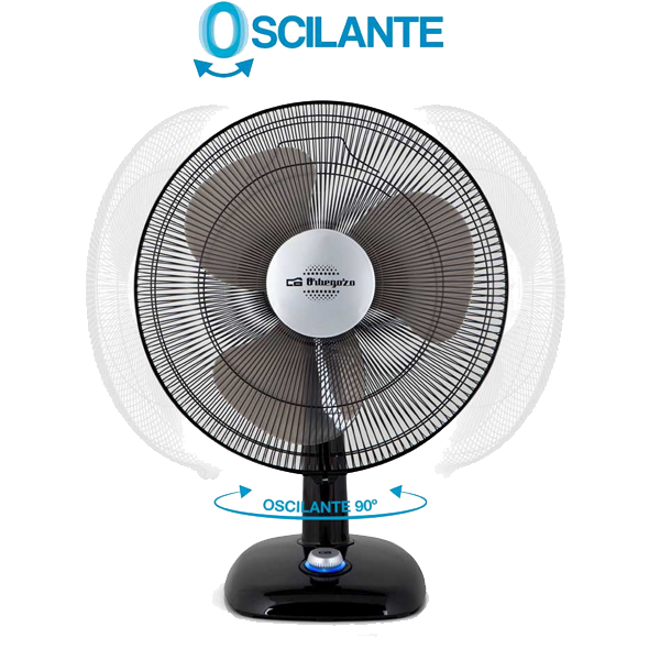 Ventoinha Orbegozo TF0134 | 30cm, 3 velocidades, Oscilação