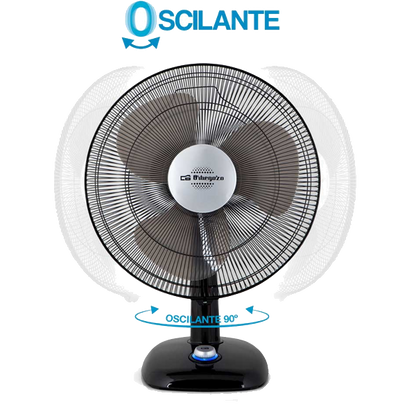 Ventoinha Orbegozo TF0134 | 30cm, 3 velocidades, Oscilação