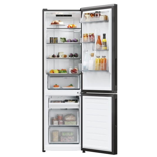 Combinado CANDY CNCQ 2T518 EB | Total No Frost, 279L, Preto Obsidian