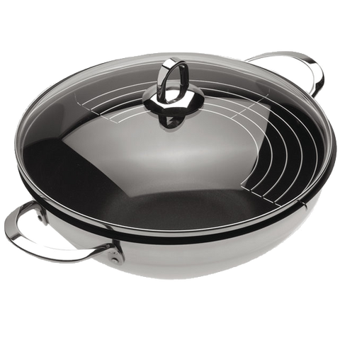 PANELA WOK 28 ANTI ADERENTE C/TAMPA SILAMPOS/TEKA