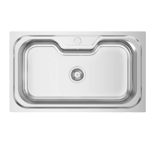 Lava Loiças Cuba Encastrar Polida Rodi Big One B | 860x510mm, Polido, 220mm