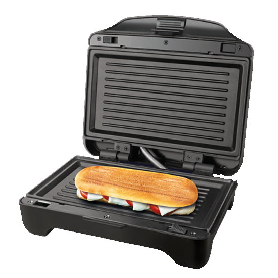 Sandwicheira Taurus Miami Premium | 900W, 3 placas antiaderentes, vertical