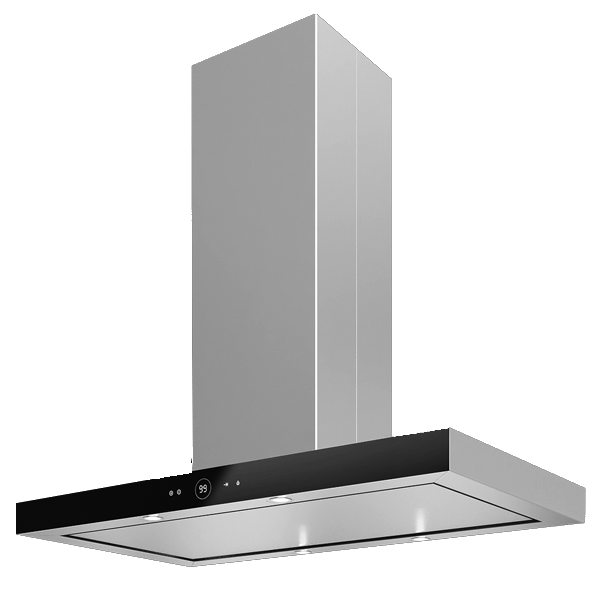 Chaminé TEKA Dpl Ilha 1185 T | 782 m³/h, LED, Vidro Preto
