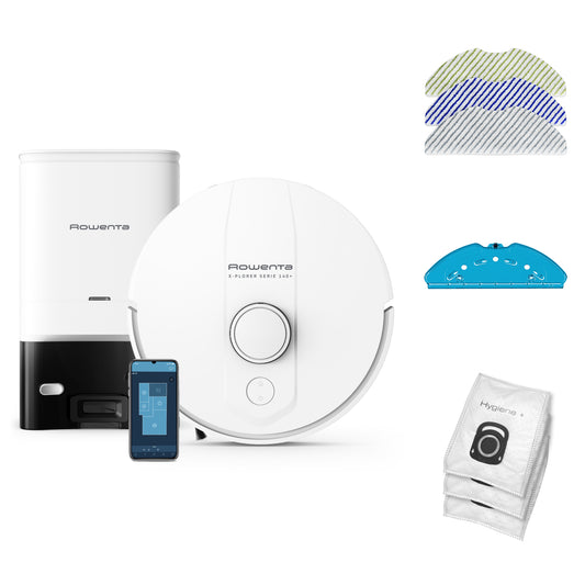 Robot Aspirador Rowenta RR9197WH | 120 min, Wi-Fi, HEPA