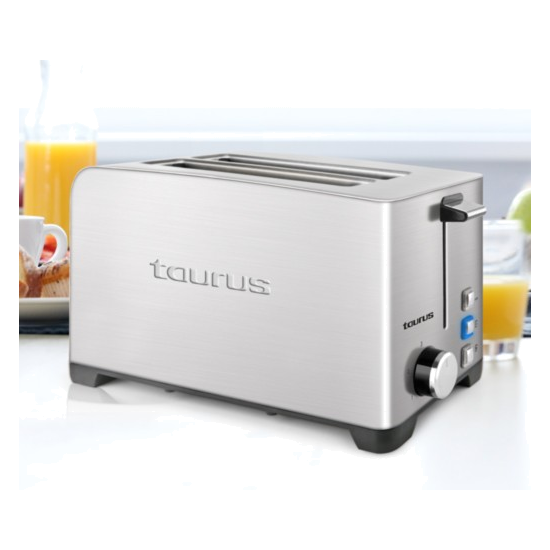 Torradeira Taurus Mytoast Duplo Legend | 1400W, 2 ranhuras, Inox