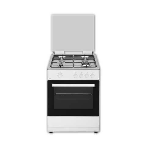 Fogão a Gás ORIMA OR644ZW | 4 Queimadores, Forno Gás, 55L