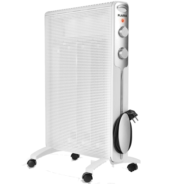 Radiador Mica FLAMA 2330 FL | 1500W, Termóstato Regulável, Rodas