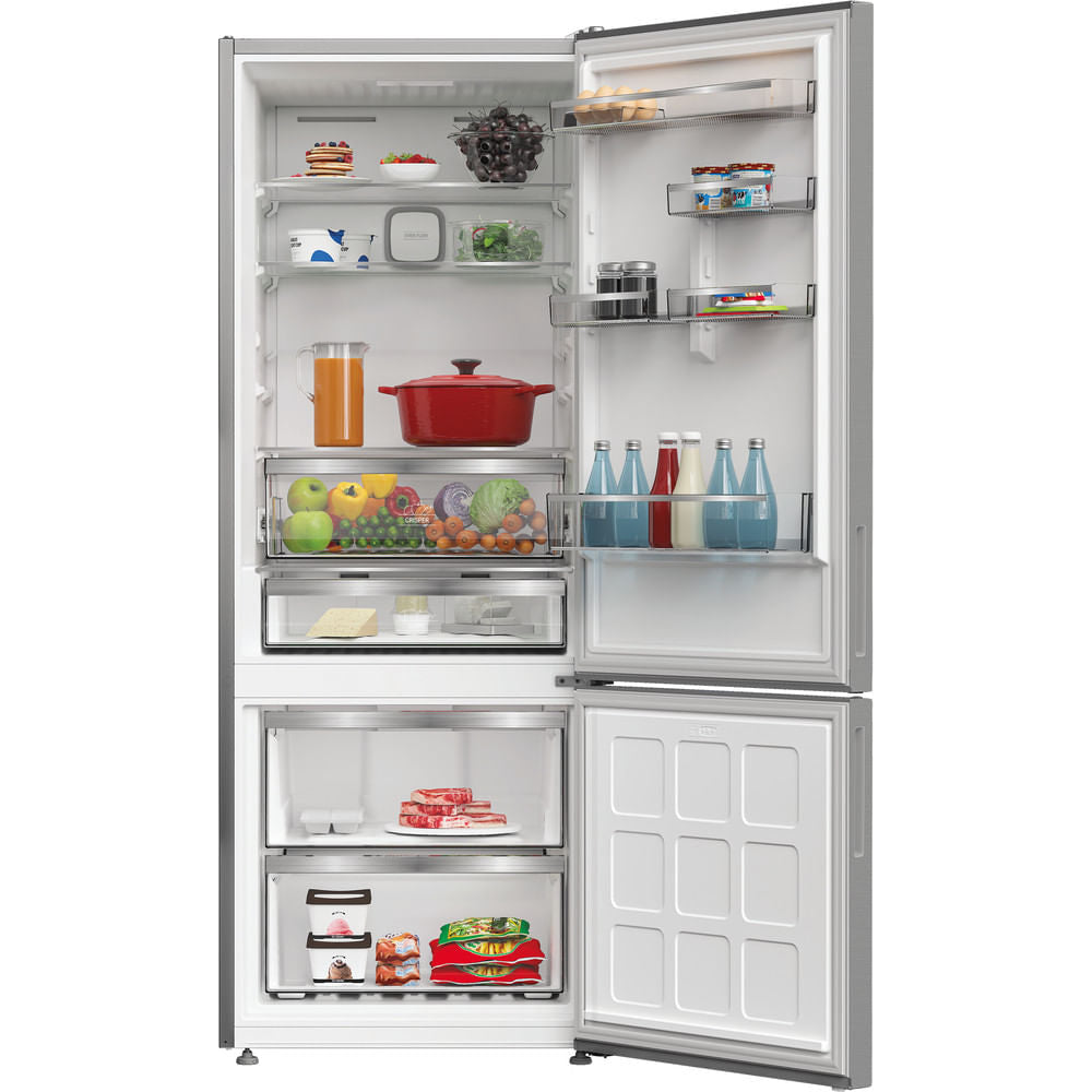 Frigorífico Combinado Hotpoint HPAK26472XP5E | 475L, Inox, Classe D