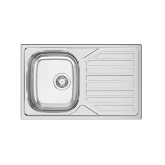 Lava-Louça RODI Okio Line 80 Flat | Inox, 1 Cuba, Não Polido