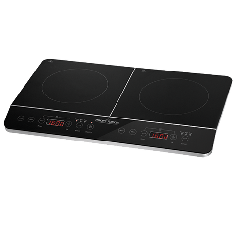 Placa de Indução Proficook DKI 1067 | 2 Zonas, 3500 W, Temporizador