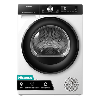 Secador de Roupa HISENSE DH3S902BWCC | 9kg, Bomba de Calor, Classe C