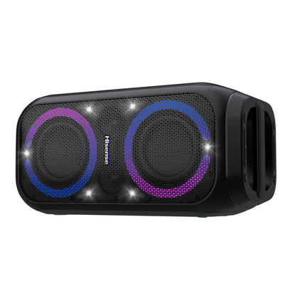 Coluna Hisense HP160 | 160W, Bluetooth 5.0, Karaoke