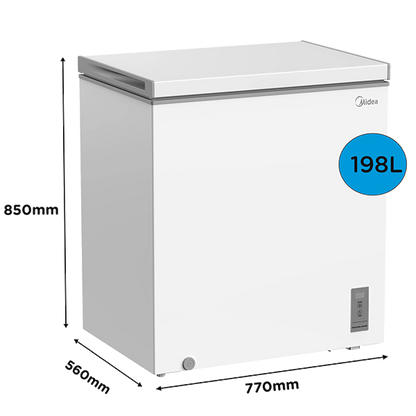 Arca Horizontal MIDEA MDRC284FZE01 | 194L, Classe E