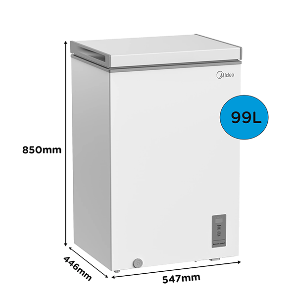 Arca Horizontal MIDEA MDRC154FZE01 | 99L, Classe E