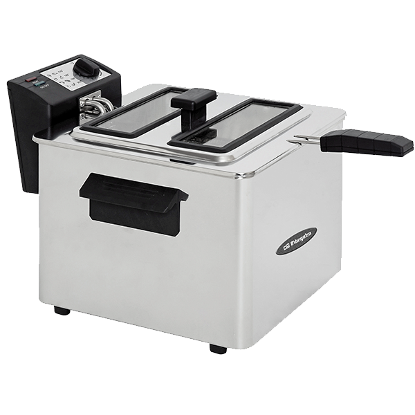 Fritadeira Orbegozo FDR 80 | 8L, 3000W, Aço Inoxidável