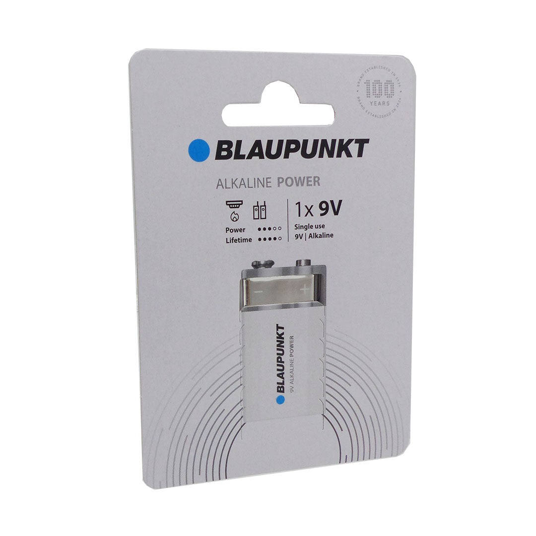 Pilha Alcalina Blaupunkt Alkaline Basic 9V | Alta Duração, Sem Fugas