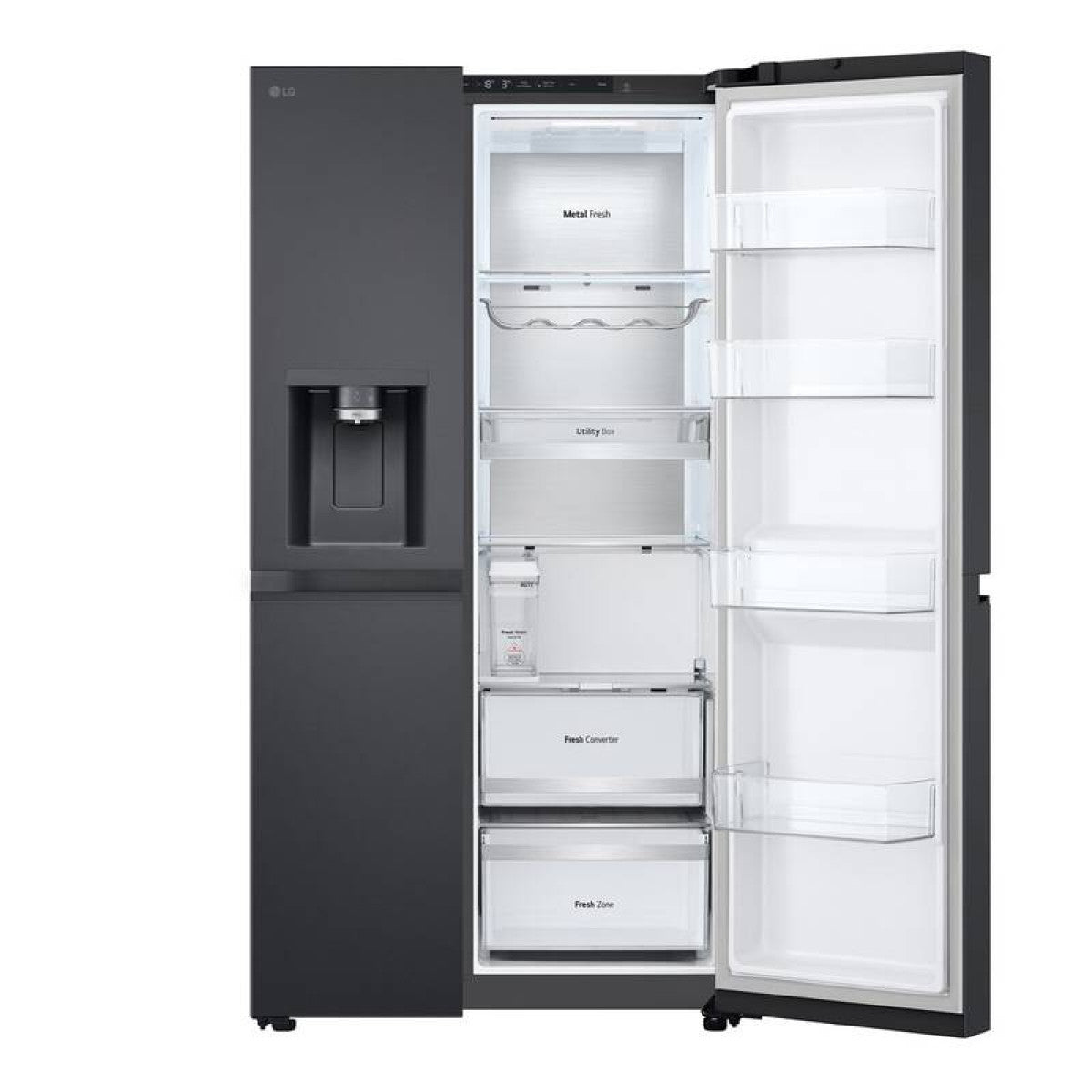 Frigorífico Americano LG GSLE91EVAC | 628L, No Frost, Classe C