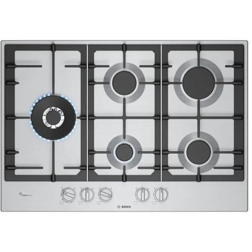 Placa a Gás Bosch PCS7A5I90 | 5 queimadores, FlameSelect, Inox