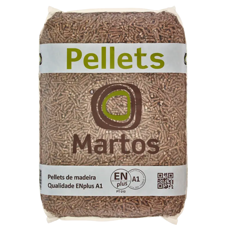 Pellets de Madeira Martos PT017 | 15kg, 6mm, ENplus A1