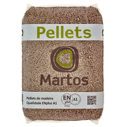 Pellets de Madeira Martos PT017 | 15kg, 6mm, ENplus A1