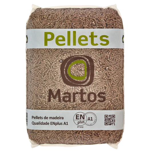 Pellets de Madeira Martos PT017 | 15kg, 6mm, ENplus A1