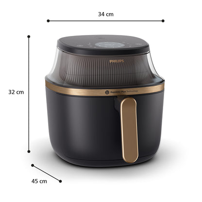 Fritadeira Philips Airfryer 342 | 7.2L, 1700W, 16 Programas