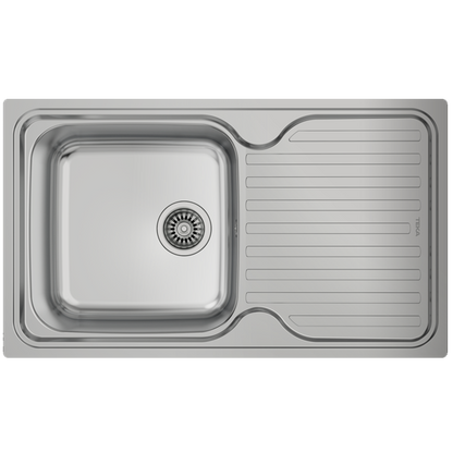 Lava Loiça Teka Classic 1c.1e | 1 Bacia, Inox, 50cm