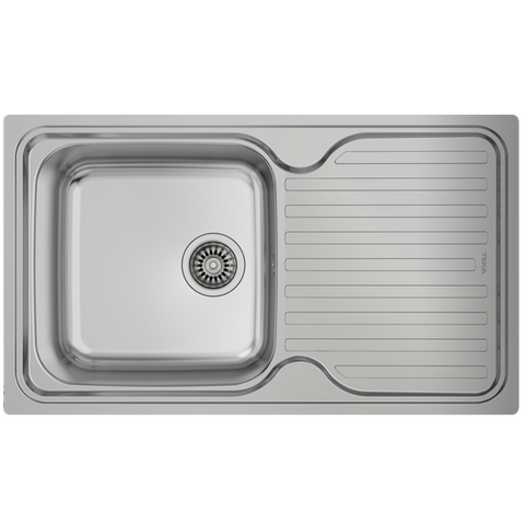 Lava Loiça Teka Classic 1c.1e | 1 Bacia, Inox, 50cm