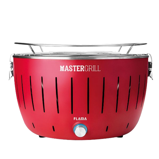 Grelhador a Carvão FLAMA Mastergrill 4006FL | Aço inoxidável, portátil