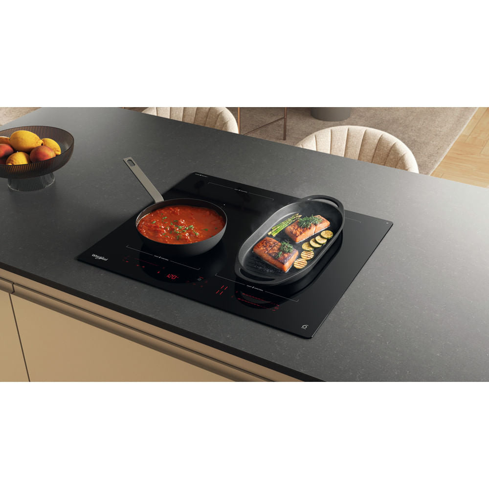 Placa de Indução Whirlpool WTX6019DCF | 4 zonas, FlexiCook
