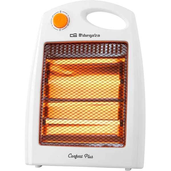 Aquecedor Quartzo Orbegozo BP 5007 | 800W, 2 níveis, Anti-inclinação