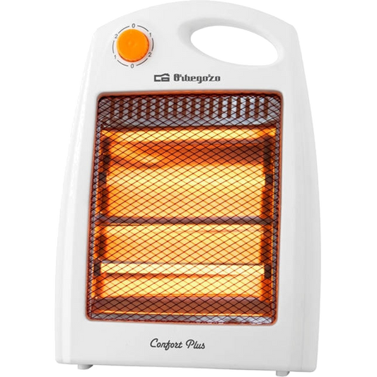 Aquecedor Quartzo Orbegozo BP 5007 | 800W, 2 níveis, Anti-inclinação