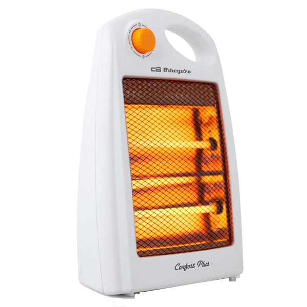 Aquecedor Quartzo Orbegozo BP 5007 | 800W, 2 níveis, Anti-inclinação