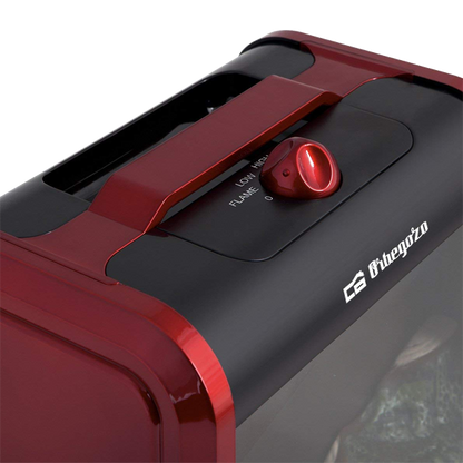 Chaminé Elétrica Orbegozo CM 9015 | 750-1500W, Efeito Fogo Real, Portátil