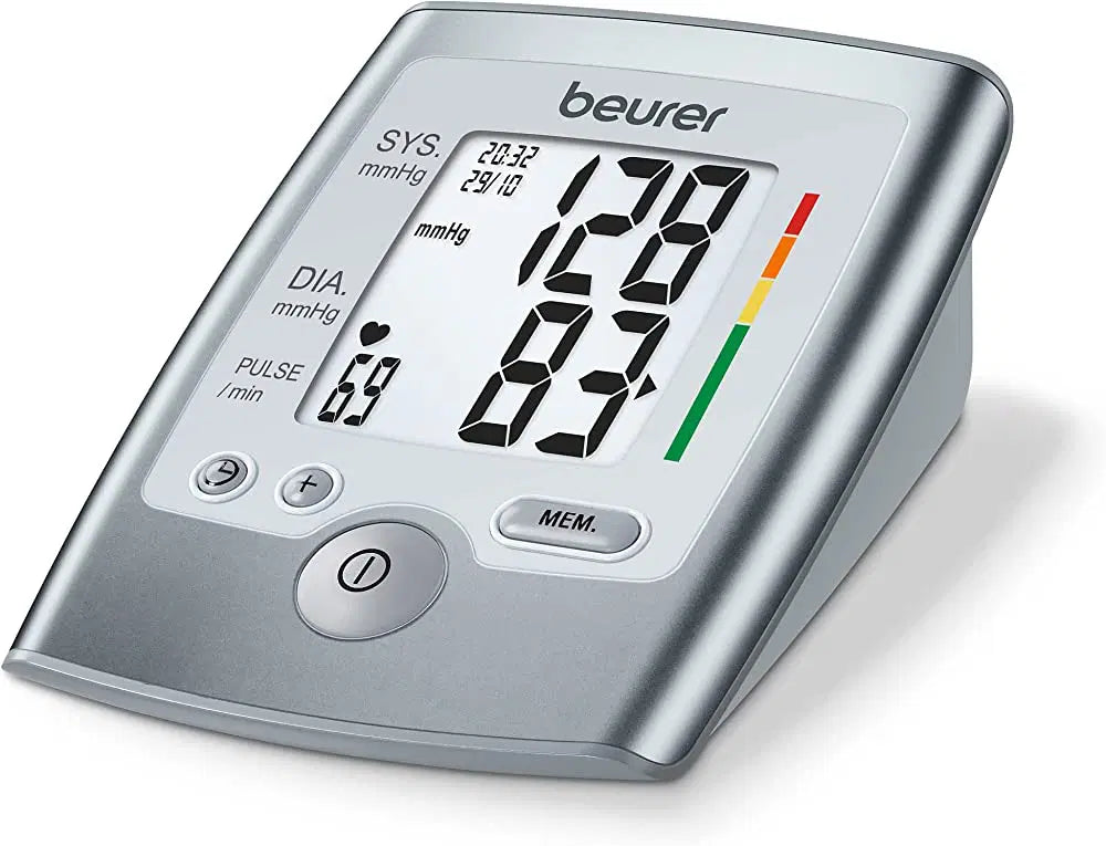 Medidor de Tensão Beurer BM35 | Auto, 2x60 Memórias, Bateria