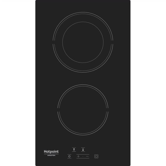 Placa Vitrocerâmica Hotpoint HRD5030B | 2 Zonas, 30cm, 2.9kW